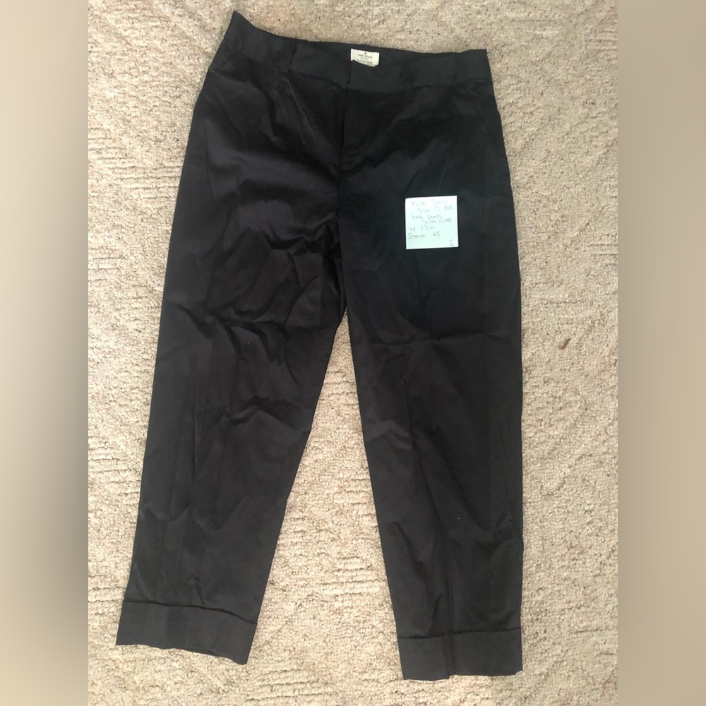 Kate Spade Tuxedo cuffed tuxedo capris US 10